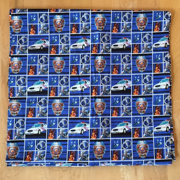Police / Law Enforcement Quilting Fabric - Picture 2 of 10